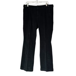 Eddie Bauer Classic Trouser Corduroy Pants in Black, 12
